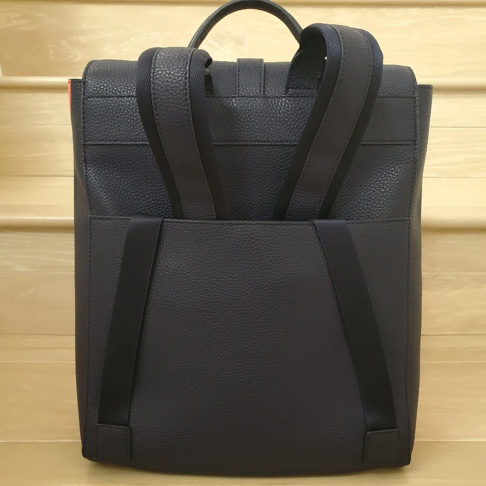 TUMI Georgica Mica Leather Backpack in Graphic Congo Print